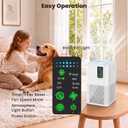 Air Purifier for Home Large Room Up to 1750ft, HEPA with Sleep Mode, Air Cleaner with Aromatherapy for Office, Living Room, Bedroom, Remove Smoke Odor, Home Pets, White