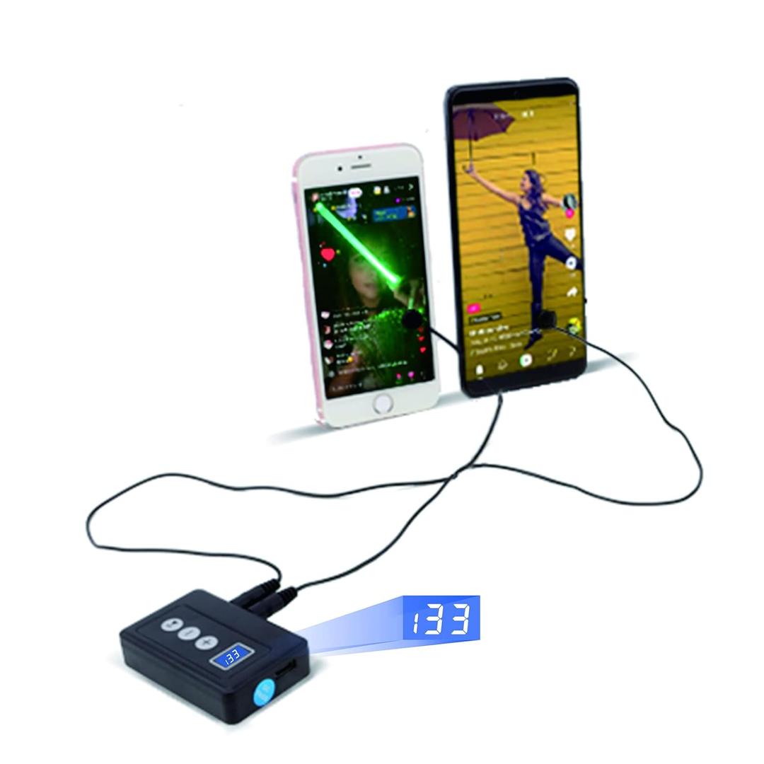 Auto Clicker for iPhone iPadScreen Device Automatic Tapper for Android IOSSimulated Finger Continuous Clicking, Adjustable Speed Physical ClickerSuitable for Games, Live Broadcasts Likes, Reward Tasks1 Second Fastest 33 Times (A2)