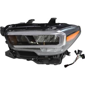 Driver Side Headlight Assembly Compatible with 2020-2023 Tacoma Limited TRD Sport/Off-Road Left Headlamp Replace 8115004290 TO2502291