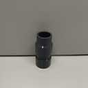 PATIKIL UPVC Reducer Pipe Fitting 2" x 1-1/2" Socket Schedule 80, 2 Pack Straight Coupling Adapter Connector, Gray