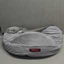 Momcozy Innovative Safety Fence Nursing Pillow - Firm & Springy Memory Foam - Stable, Ergonomic Support & Comfort - Wider Breastfeeding Cushion, Adjustable, Removable Cover, Baby Safety Certified