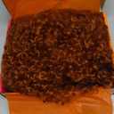 Adult Short Orange Red Curly Wig Anime Cosplay Costume Hair Soft Breathable Heat Resistant Synthetic Fibers Daily Fashion Party Wig