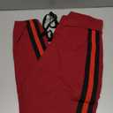 Akmipoem 1 Piece Jogging Joggers Pants Set Burgundy M, Red