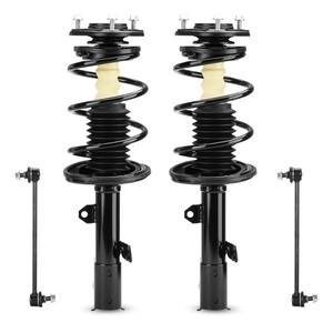 Front Struts w/Coil Spring & Sway Bar Links for 2009-2013 Toyota Corolla Matrix 1.8L, Strut Shock Absorbers Assemblies Replace 572598 572597 K90433