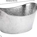 Stainless Steel Beverage Tubs Large Ice Bucket Drink Buckets for Parties Weddings 12L