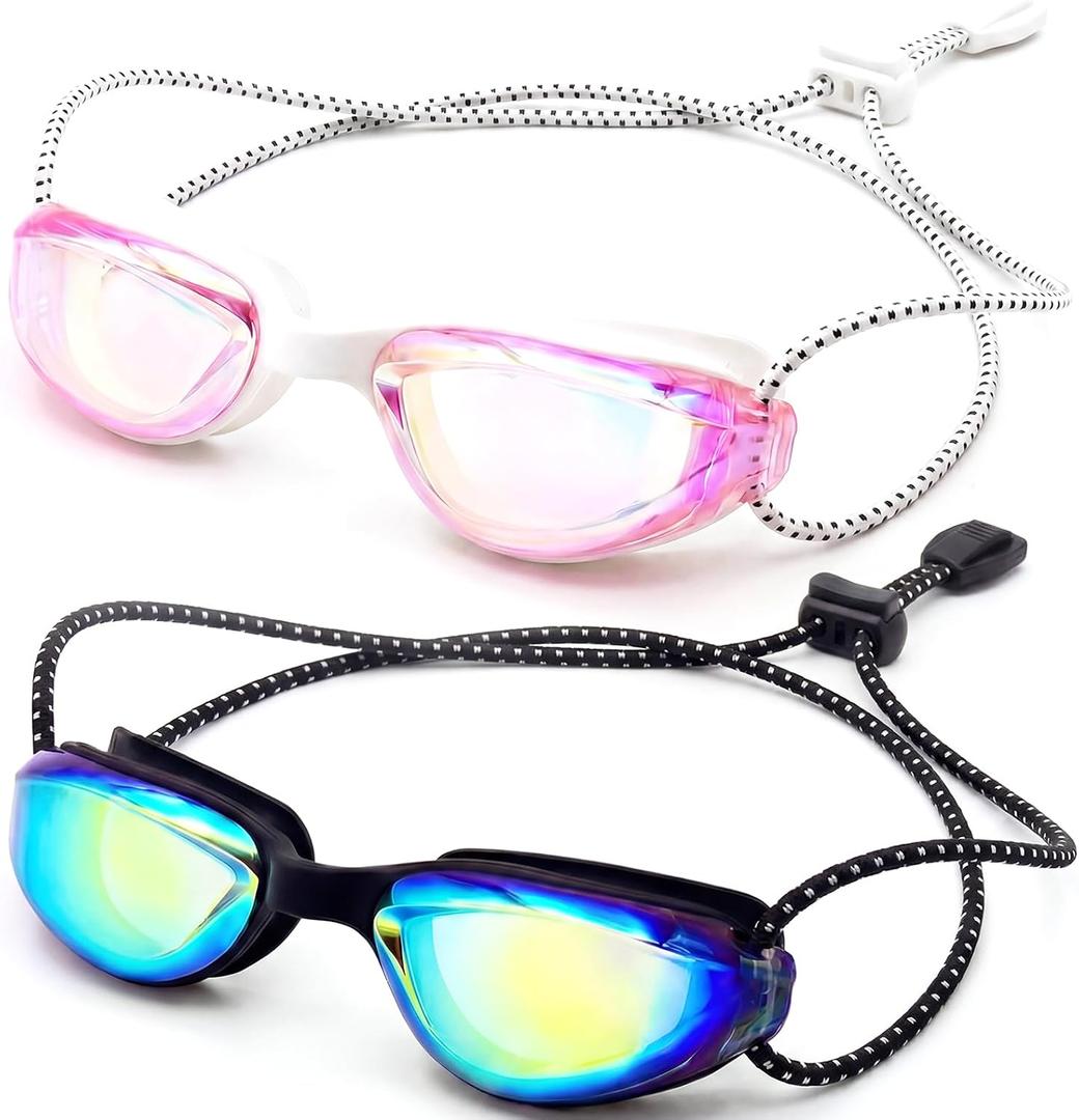 Aegend Swim Goggles for Kids Youth Teen 3-14 Anti-Fog Anti-UV Comfort Fit for Swimming