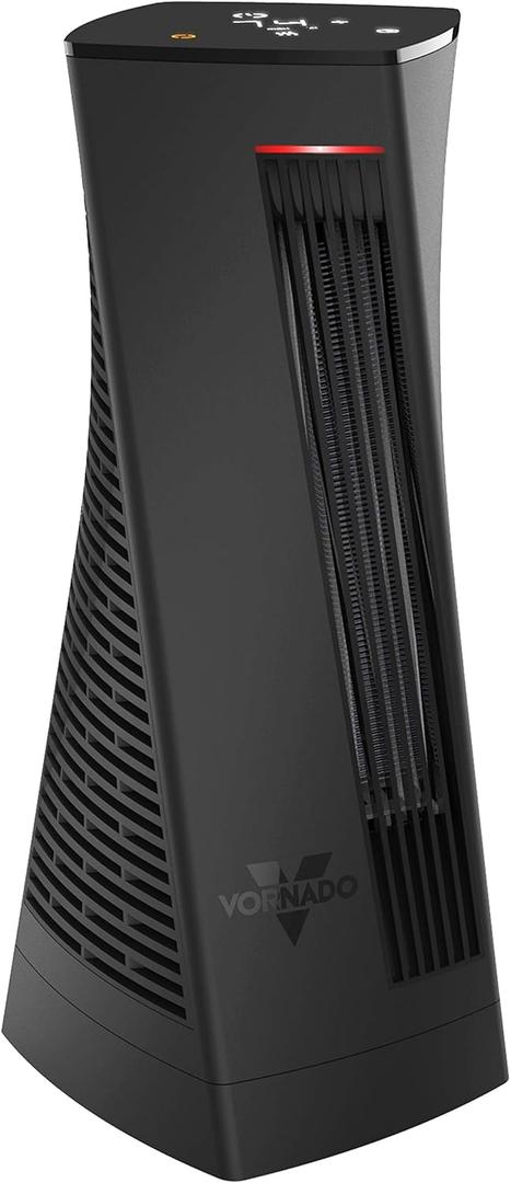 Vornado OSCTH1 Oscillating Tower Heater, Whole Room, Advanced Safety, Fan Only Mode, Black