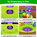 Whack Mole Game for Kids, Idea Gift for 3-12 Year Old Boys and Girls, Interactive Pounding Toy with 2 Hammers, Lights & Sounds, 3 Game Modes Educational Toy for 3 4 5 6+ Year Old Boys- Green
