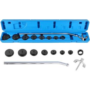 DASBET Frost Plug Installer Remover Tool Set 10PCS Diesel Freeze Plug Install & Remover Set Installer Pack Freeze Plug Tool Kit for Engines Frost Plug Installation Tools with Storage Case