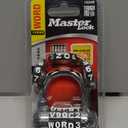 Master Lock Password Plus Comb Lock, Black