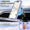 BENTOBEN Magnetic for iPhone 17 Case (Compatible with MagSafe), Full Camera Protection Slim Translucent Matte Anti-Fingerprint Anti-Scratch Shockproof, Phone Case for iPhone 17 6.3 Light Purple
