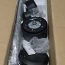 52 inch 5 Blade Ceiling Fans without Light Remote Control, Quiet Reversible DC Motor, 5 Black Blades, 6-Speed, Industrial Ceiling Fan for Home Kitchen (Black)