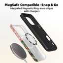 Lumen for iPhone 13 / iPhone 14 Case, Compatible with Magsafe, Rose Floral