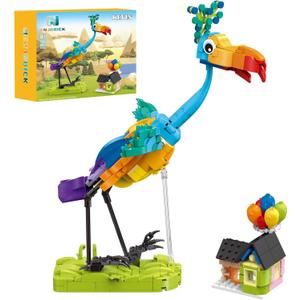 ENJBRICK Kevin Bird Up House Building Sets for Adults,Cute Movie Animal Building Toy Set for Girls and Boys Age 8-14 Years Christmas and Birthday Gifts 602 pcs