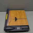 12'' Wood Guillotine Paper Cutter, Heavy Duty Wood Base Paper Trimmer with 32 Sheets Capacity Paper Cutting Board for Classroom, Crafting, Cardstock, Art Projects