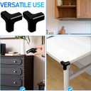 Veemoon Table Corner Protective Pads - 4 Pack Soft PVC Edge Guards for Baby Safety Easy Installation Universal Fit for Furniture