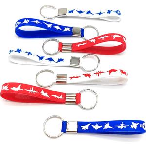 CupaPlay 24PCS Fighter Jet Keychains/Keyrings -Airplane Military Aircraft Plane Party Supplies Decorations Birthday Party Favors Events Prize