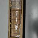 LazBlinds No Drill Bamboo Roman Shades, 34.5" W x 72" H, Malay Umber