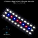 NICREW Clip on Aquarium Light, Fish Tank Light with White, Blue and Red LEDs, Planted Aquarium Light for Nano Tank, 2 Lighting Modes