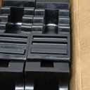 HOXWELL Solid Heavy Duty Rubber Wheel Chocks 4 Packs for Cars, RVs, Trucks, Trailers, ATV, and Vehicles, G.V.W. up to 8T, Anti Slip Bottom Tire Chock 8.6" x 3.7" x 4.7"