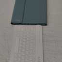 for iPad 9th Gen 2021 Case with Keyboard 10.2 inch, for iPad 8th Gen 2020/7th Gen 2019/Air 3/Pro 10.5 Keyboard Case, Detachable Wireless Bluetooth Keyboard with Pencil Holder for iPad 2021 9th (Seafoam)