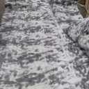 Ophanie Area Rugs 9x12 Living Room, Large Tie-Dyed Grey&White Bedroom Carpet, Big Shag Indoor Thick Soft Nursery Rug, Fluffy Carpets for Boy and Girls Room Dorm Home Decor Aesthetic (9' x 12', 4- Tie-dyed Grey & White)