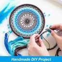 PATIKIL 6"/7"/8"/9"/10"/12" Bamboo Macrame Hoop, 12Pcs 6 Size Wood Floral Hoop Craft Rings for DIY Craft Dream Catcher Wedding Wreath Decor Wall Hanging Decorations