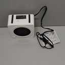 Gaiatop Mini Space Heater, Lightweight PTC Ceramic Fast Heating 500W Energy Efficient for Indoor Use, Overheating & 45 Tip-Over Protection, Portable Desk Electric Heaters for Office Home White