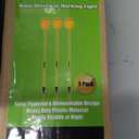 3 Pack 47-Inch Solar Driveway Markers with Light Sensor, Home Security, Driveway and Lane Marker, Flashing Safety Marker, Driveway Reflector for Driveway, Walkway, Sidewalk and Garden (Yellow)