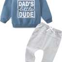 Toddler Boy Clothes Long Sleeve Sweatshirt & Pants 2Pcs Fall Winter Outfits Baby Boys' Clothing Sets
