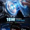 Upgraded Qi2 15W for Magnetic Cup Holder Charger, [More Stable & Faster Charging] Magnetic Car Mount Charger 15W Fast Charging with Adjustable Gooseneck for iPhone 17 Pro Max Air 16-12 Series