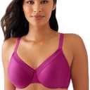 Wacoal Women's Perfect Primer Unlined Full Coverage Underwire Bra, 855213 White, 40I (38G, Carnevale Pink)