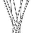 8 Pack 10.5" Stainless Steel Straws with Silicone Tips - Eco-Friendly Metal Straws with Cleaning Brushes for 20-30 oz Tumblers and Stanley Cups, Unique 3D Design for Decoration (10.5 Inch)