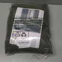 LAMIT Olive Green Light Filtering Linen Curtains 54 inches Long for Bedroom, Linen Textured Semi Sheer Back Tab and Rod Pocket Christmas Drapes for Living Room, 2 Panels, 52 x 54 Inch