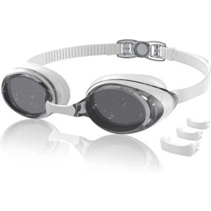 2 x Aegend Flat Lens Swim Goggles, Anti-Fog Swimming Goggles, No Leak Anti-UV Pool Goggles for Adult Men Women Youth