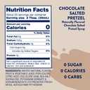 Jordan's Skinny Mixes Syrups Sugar Free Coffee Syrup, Chocolate Covered Pretzel Syrup Flavor, Zero Calorie Flavoring for Latte, Protein Shake, Cocktail & More, Gluten Free, Keto Friendly, 25.4 Fl Oz, 1 Pack (EXP 06/06/26)