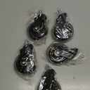 Lifelong Original Office Chair Wheels (As Seen On CNN) Replacement Rubber Chair Casters for Hardwood Floors and Carpet, Set of 5, Heavy Duty Casters for Chairs to Replace Office Chair Mats - Fits 98% (3 Inch, Clear)