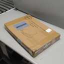 19" Elongated Toilet Seat Slow Close, Biscuit Color Polypropylene Toilet Seat Cover with Never Loosen Durable Lid, Quiet and Easy to Install & Clean