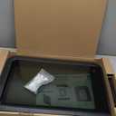 Lippert Components 806621 Thin Shade Complete Window Kit for RV Entry Doors, Black
