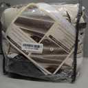 100% Blackout Curtains 84 Inch Length 2 Panels Set Farmhouse Style for Bedroom Windows/Living Room Thermal Insulated Neutral Boho Drapes Linen Blend Natural Ivory 7ft Long Hook Belt Pleated/Back Tab