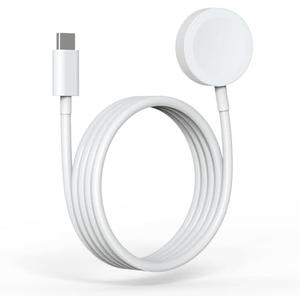 Watch Charger for Apple Watch, USB C Fast Wireless Magnetic Charging Cable for iWatch, 1m Watch Cable Type C Portable Charging Cord Compatible with Apple Watch Series 10/9/8/7/6/5/4/3/2/1/Ultra 2/SE White