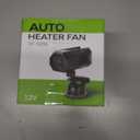 2 x 12v Car Heater, Portable Car Heater, Fast Heating Defogging & Defrosting, 360 Rotary Heating & Natural Wind Car Defroster, Plugs Into Cigarette Lighter (A, Universal)