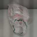 Ciaell 12 PCS Pink Plastic Ribbed Wine Glasses  10 OZ Plastic Square Wine Glasses with Stem  Disposable Champagne Cups for Parties & Weddings & Valentine's Day