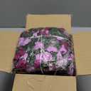 KHOYIME 18 Pack 144 FT Artificial Flower Garland, Fake Purple Roses Vines Silk Flowers Faux Plastic Outdoor Hanging Floral Ivy Garland Decoration for Wedding Arch Bedroom Home Wall Backdrop Room Decor, Purple, 18pcs