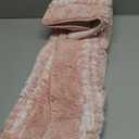 Pink Bathroom Rugs 20x31, Non Slip Washable Bath Mats,Super Soft Microfiber Bathroom Mats, Plush Fluffy Absorbent Bath Rugs for Sink Tub Basin Shower Floor