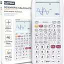 CATIGA Scientific Calculator with Graphic Functions - Multiple Modes with Intuitive Interface - Perfect for Students of Beginner and Advanced Courses, High School or College (3) White)
