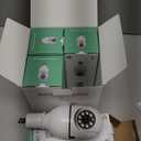 Light Bulb Security Camera -5G& 2.4GHz WiFi 2K Security Cameras Wireless Outdoor Motion Detection and Alarm,Two-Way Talk,Color Night Vision,Human Detection, Bulb Camera Compatible with Alexa 4Pack