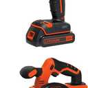 BLACK+DECKER BDCDD120C 20V MAX* Lithium Single Speed Drill/Driver and BDCCS20B 20-volt Max Circular Saw Bare Tool, 5-1/2-Inch