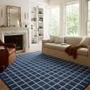 Loloi Chris Loves Julia Polly Collection POL-05 Navy/Silver 2'-3" x 3'-9" Accent Rug