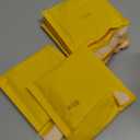 Geelin 5 Pcs Mini Gold Frames Set Vintage Resin Picture Frames Small Baroque Antique Gold Photo Display For Christmas DIY Photography Holiday Decoration, Without Glass or Backing(Vintage Oval)